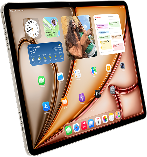 Tähevalge iPad Air